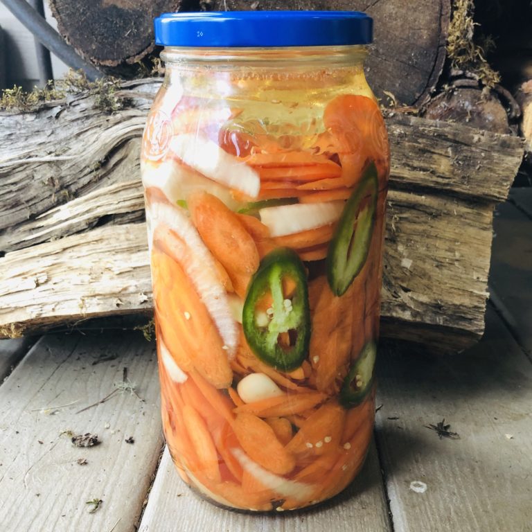 Pickled Spicy Carrots for Cinco De Mayo (Vegan, Paleo, Keto) Brenna May