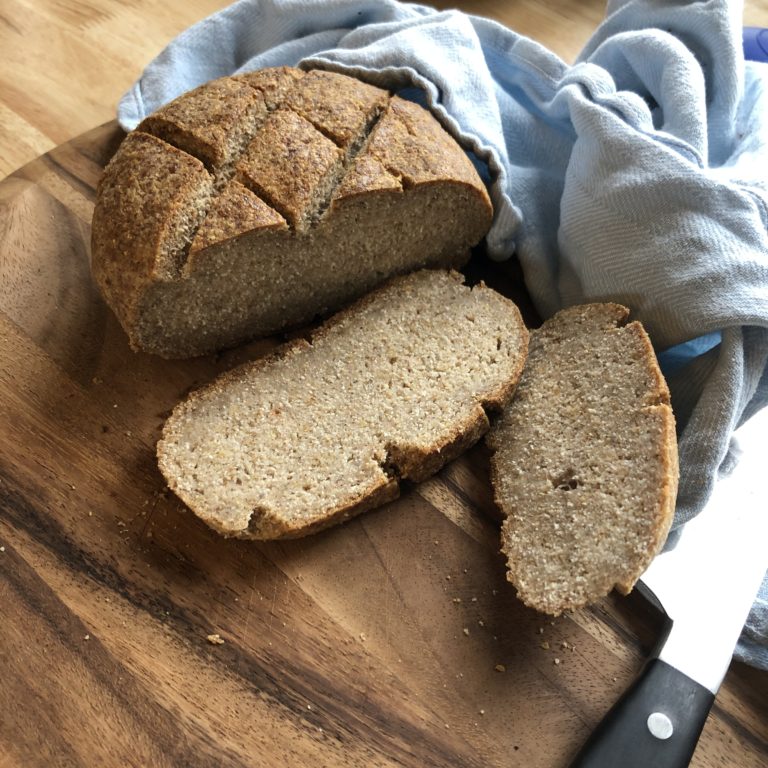 Cultured Coconut “Sourdough” Keto Bread Brenna May