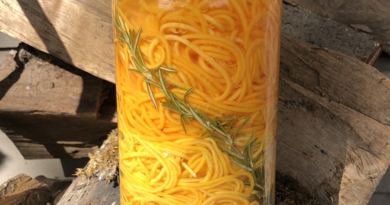 Cultured Butternut Squash Noodles (paleo, vegan, AIP)