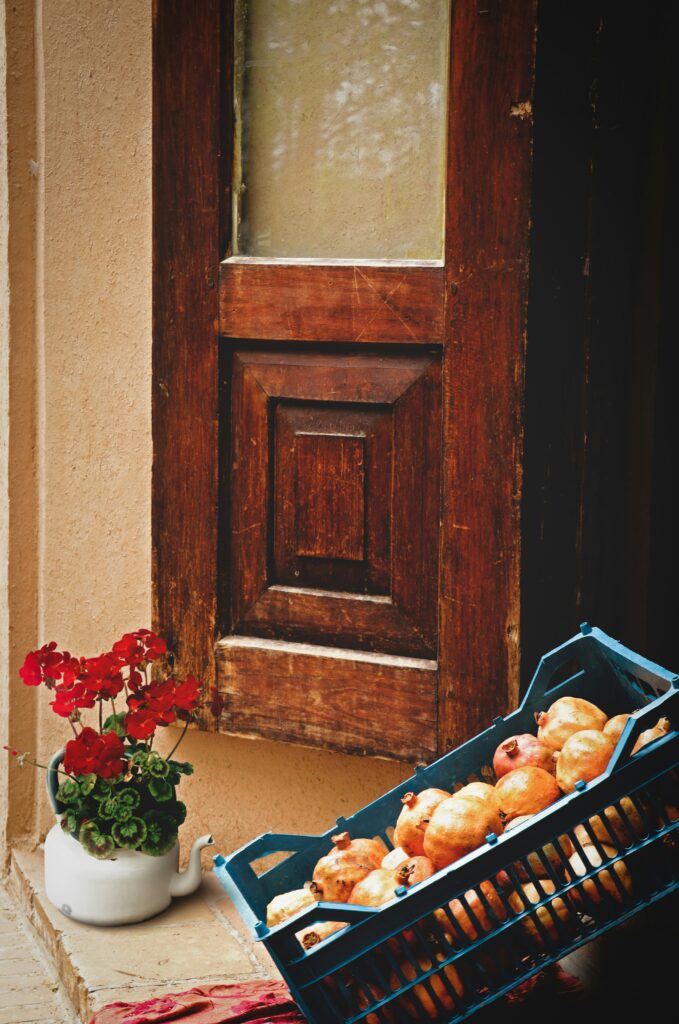 Pomegranates & Doorway