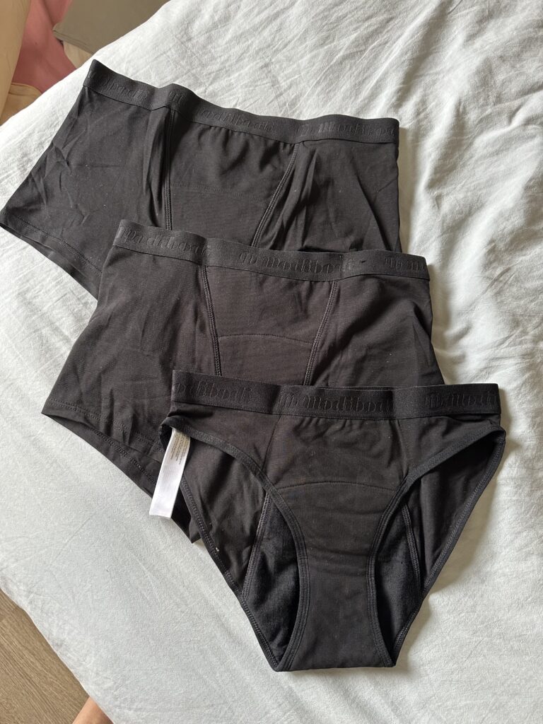 Modibodi teen line: cotton merino period underwear, PFAS-free and OEKO-TEX certified