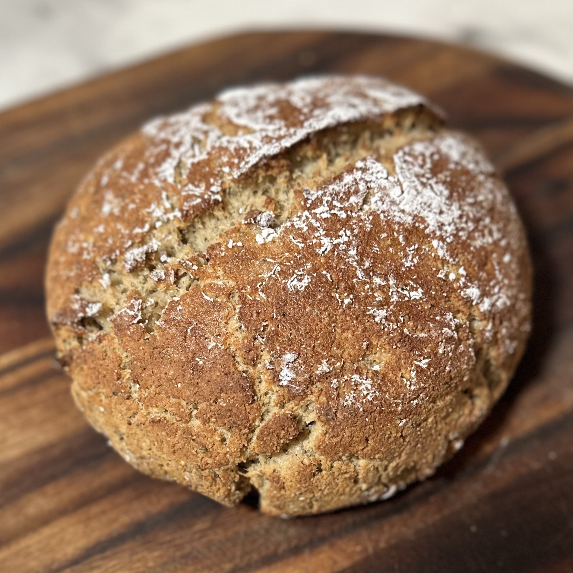 Grain-Free Keto Protein Sourdough Boule Cassava Starter