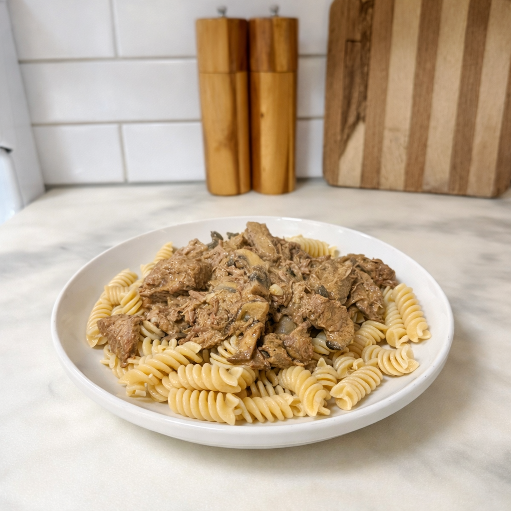 A2 Beef Stroganoff (Two Ways: Weeknight Ground Beef or Slow-Cooked Stew Beef)