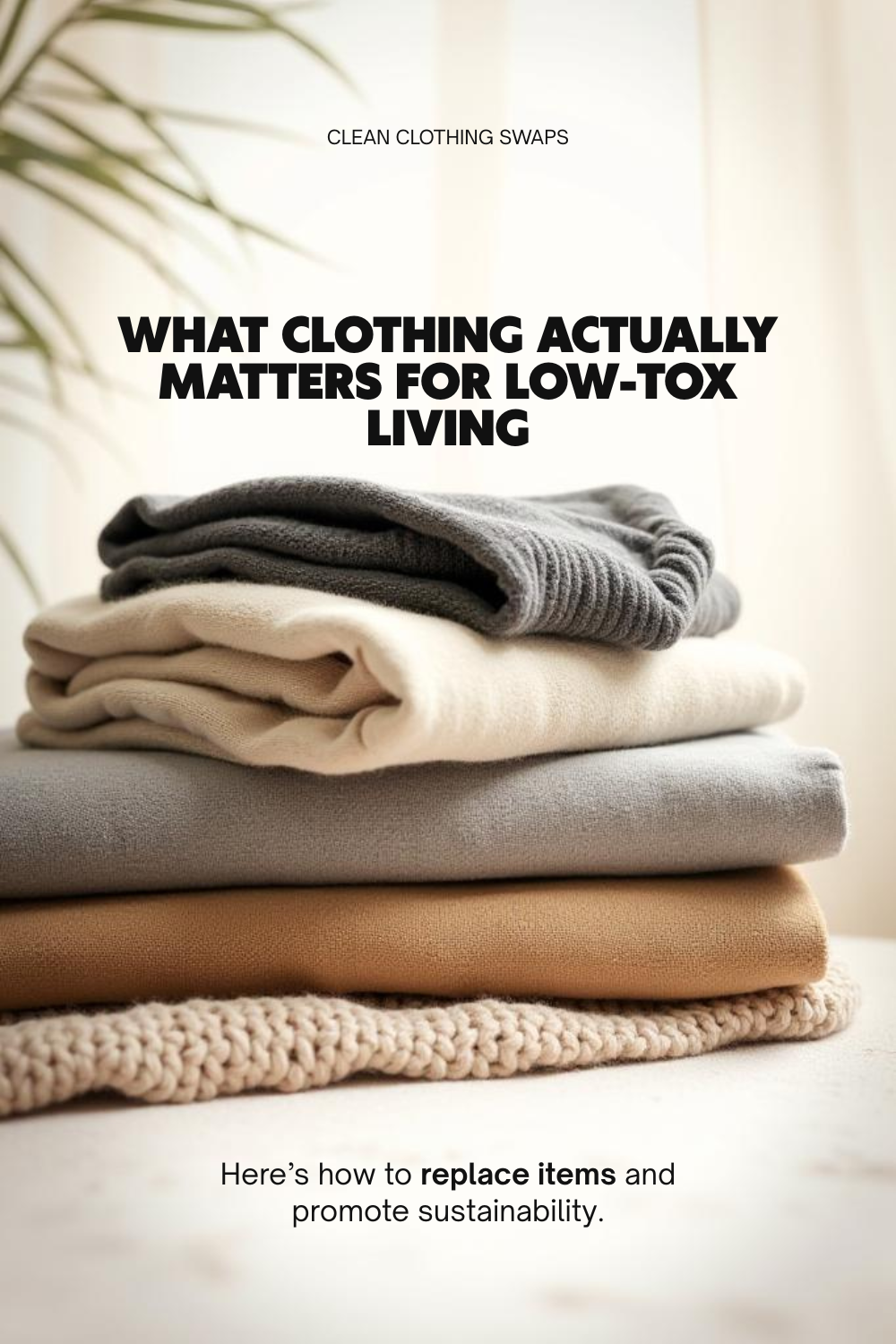 Clean Clothing Swaps: What’s Actually Worth Replacing (and What’s Not)