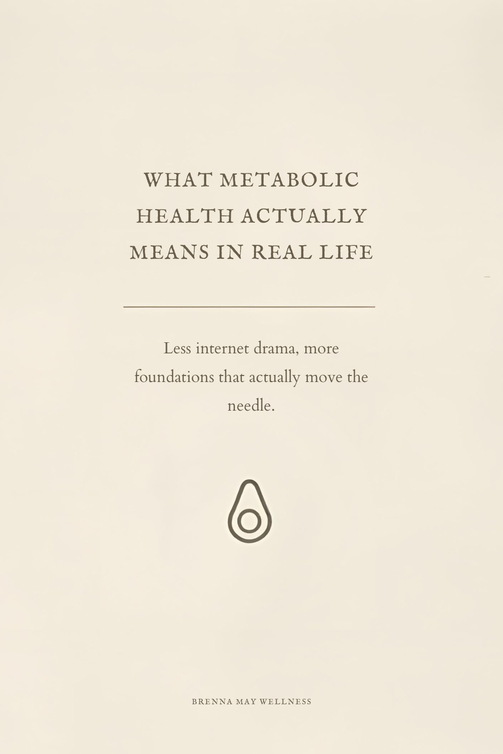 What Metabolic Health Actually Means in Real Life